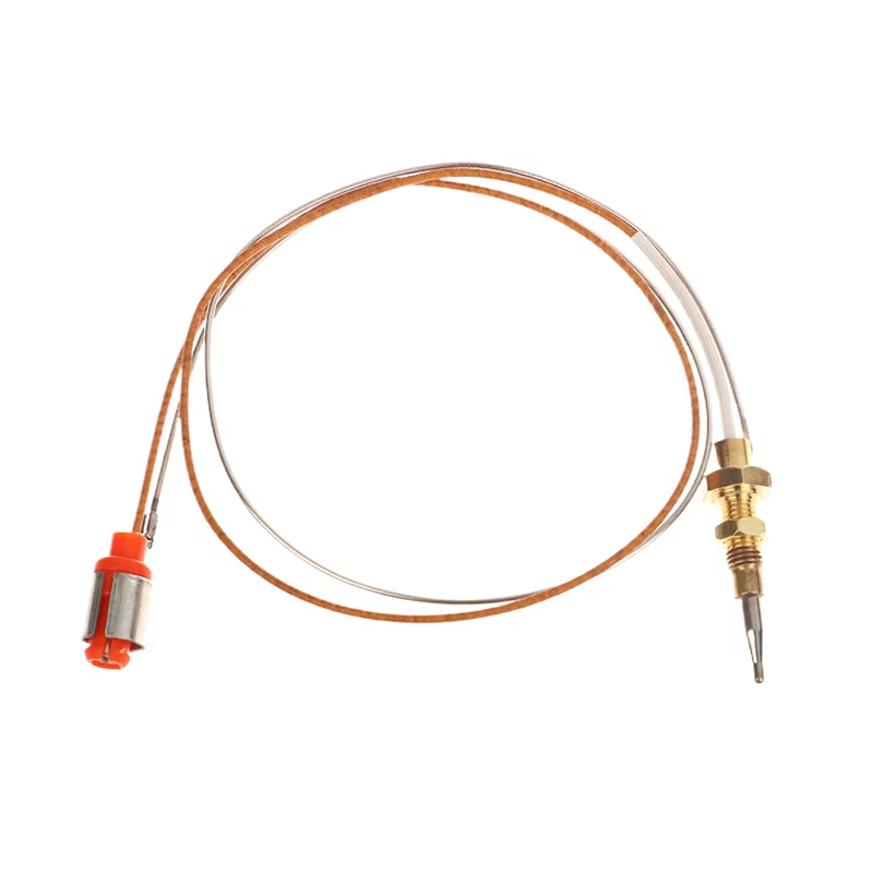 Thermocouple de remplacement pour cuisinière, 35/40/70 cm, tête en cuivre, vis de fixation, thermocouple pour brûleur à gaz Sabaf, outils pour cuisinière encastrée