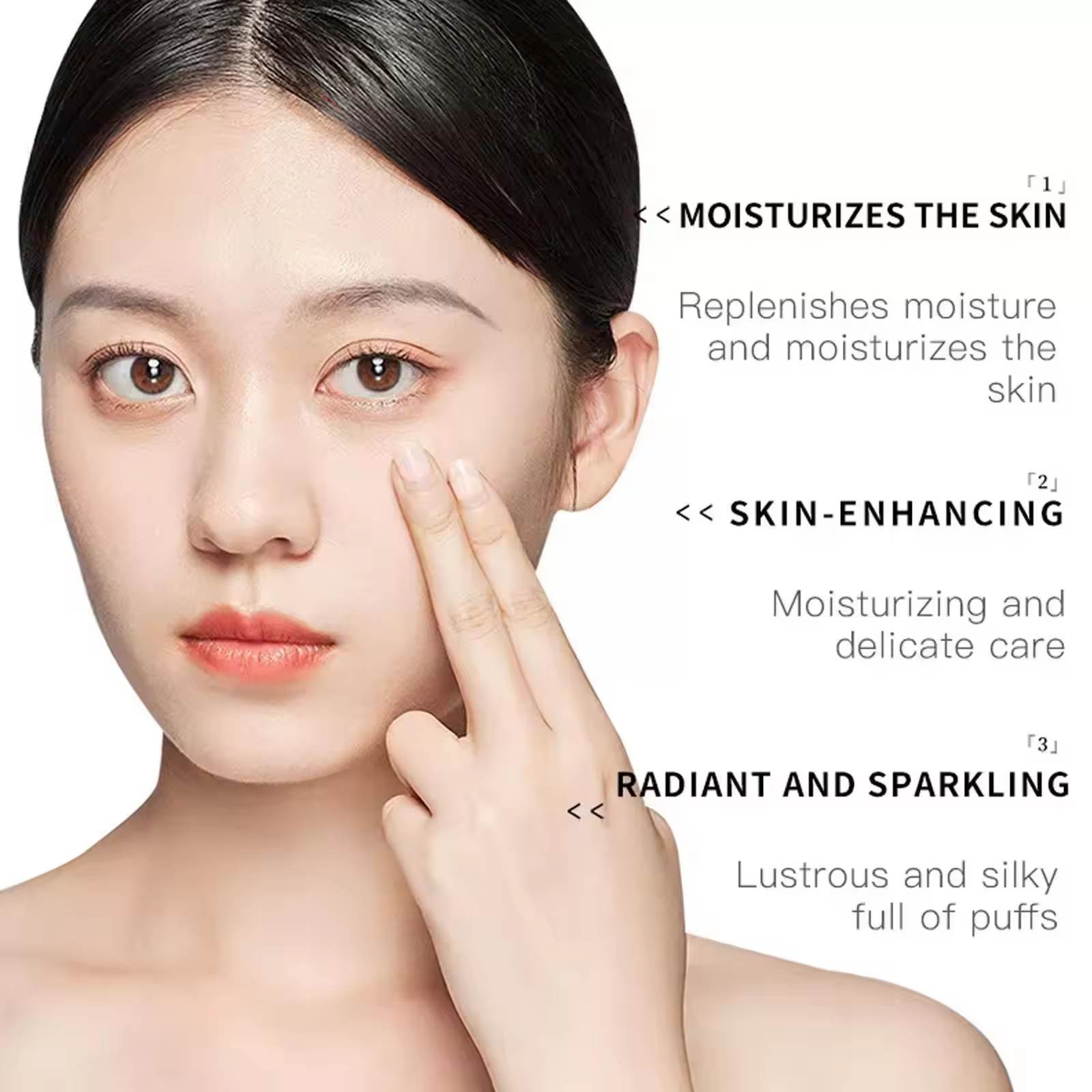Crème pour le visage au collagène et aux perles
