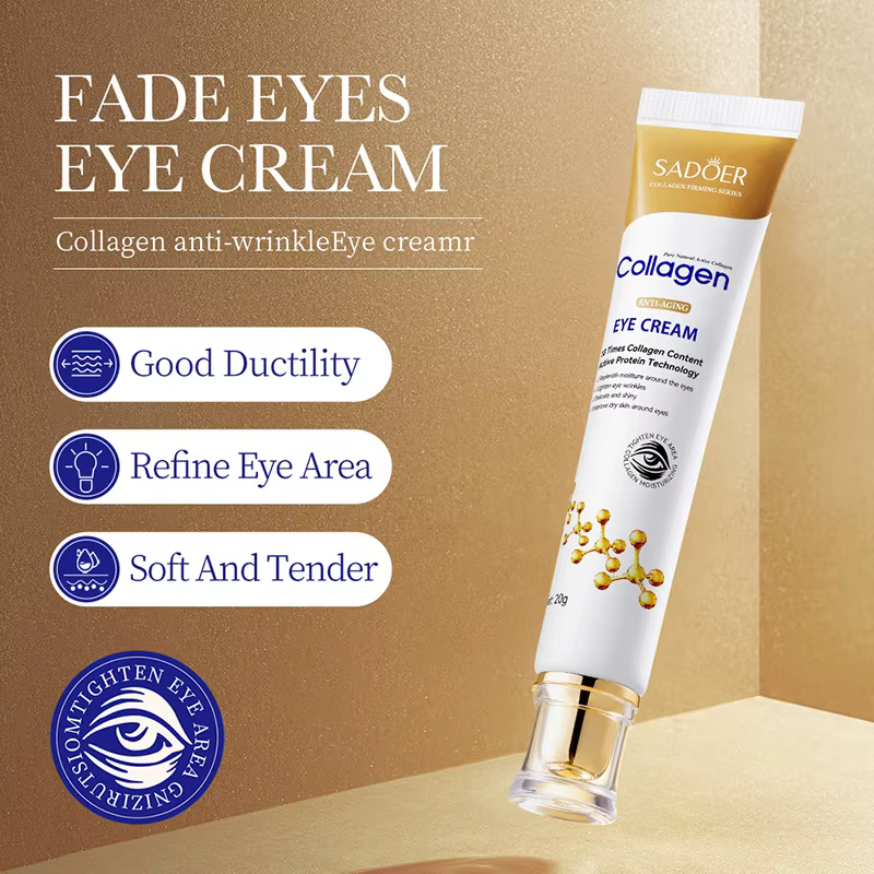 SADOER collagène crème pour les yeux soin Anti cernes sacs
