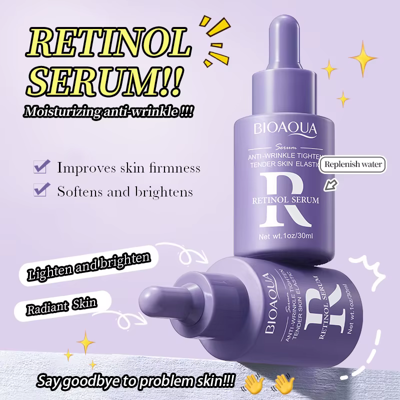BIOAQUA vitamine C rétinol acide hyaluronique sérum hydratant éclaircissant