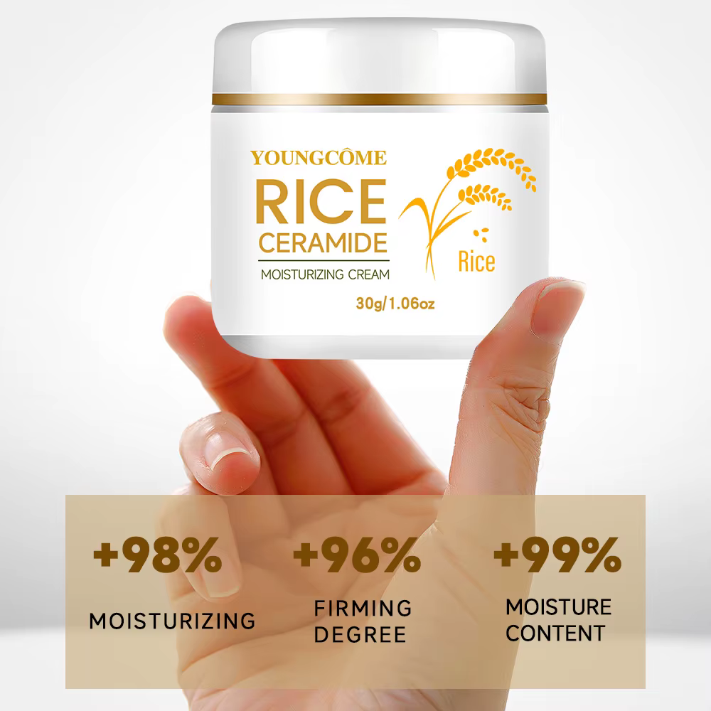 30/60g crème de riz pour le visage Essence de riz blanc