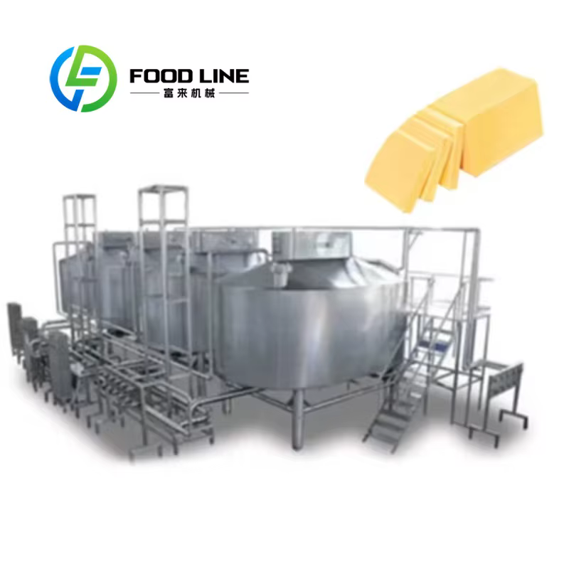 Ligne de production de fromage d'équipement de fabrication de fromage de haute qualité industrielle personnalisée