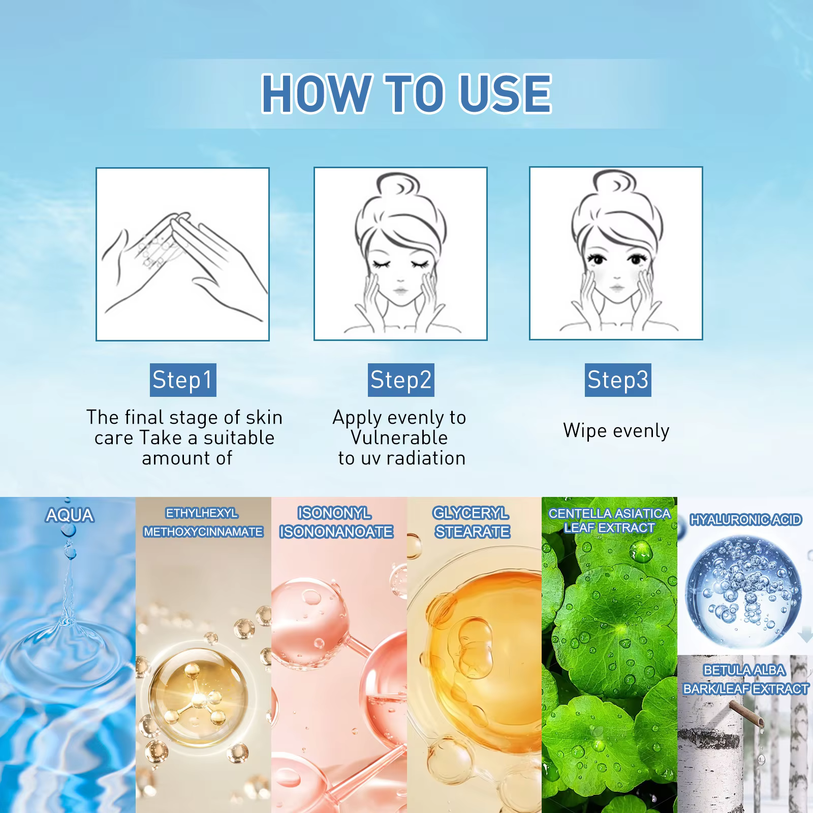 Crème solaire quotidienne pour le visage