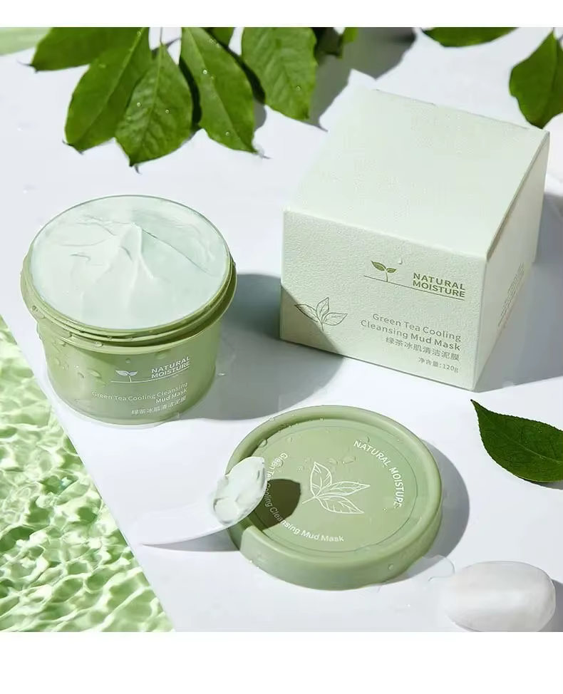 Masque de boue glacée au thé vert