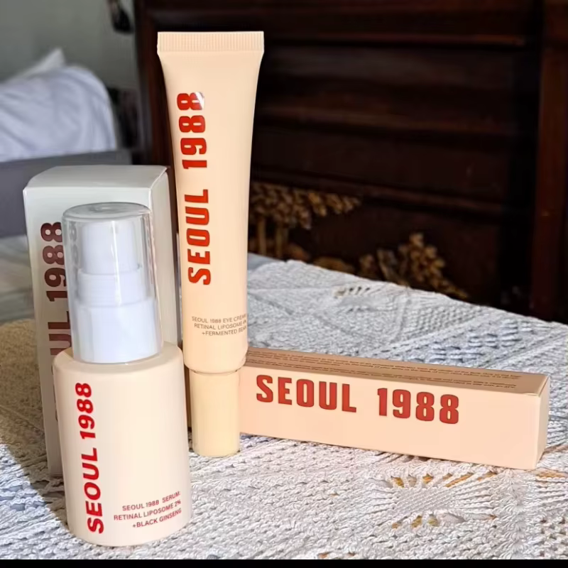 Coffret Sérum et Crème Rétinol Ginseng Yeux et Visage Seoul 1988 – Raffermissant