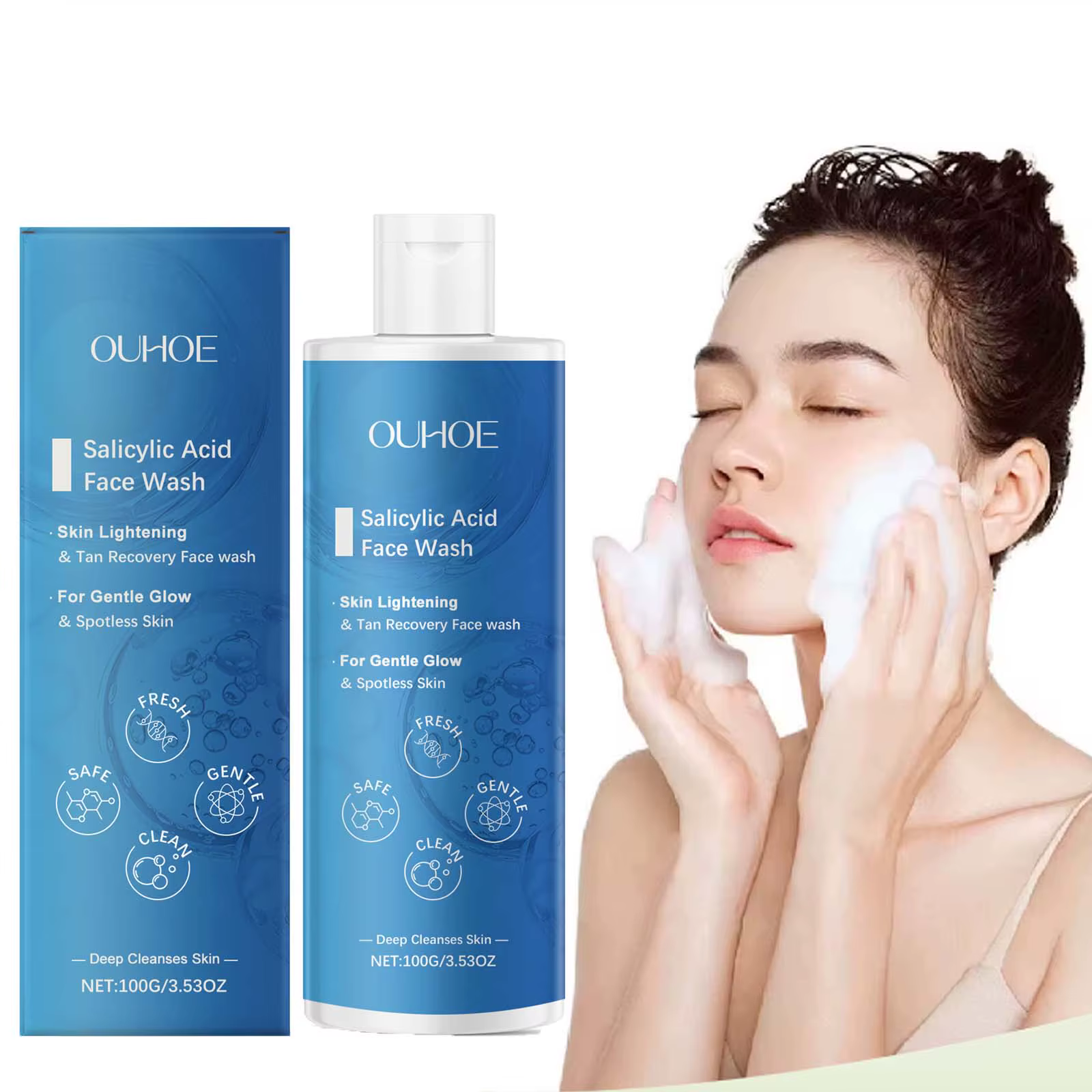 Nettoyant pour le visage à l'acide salicylique