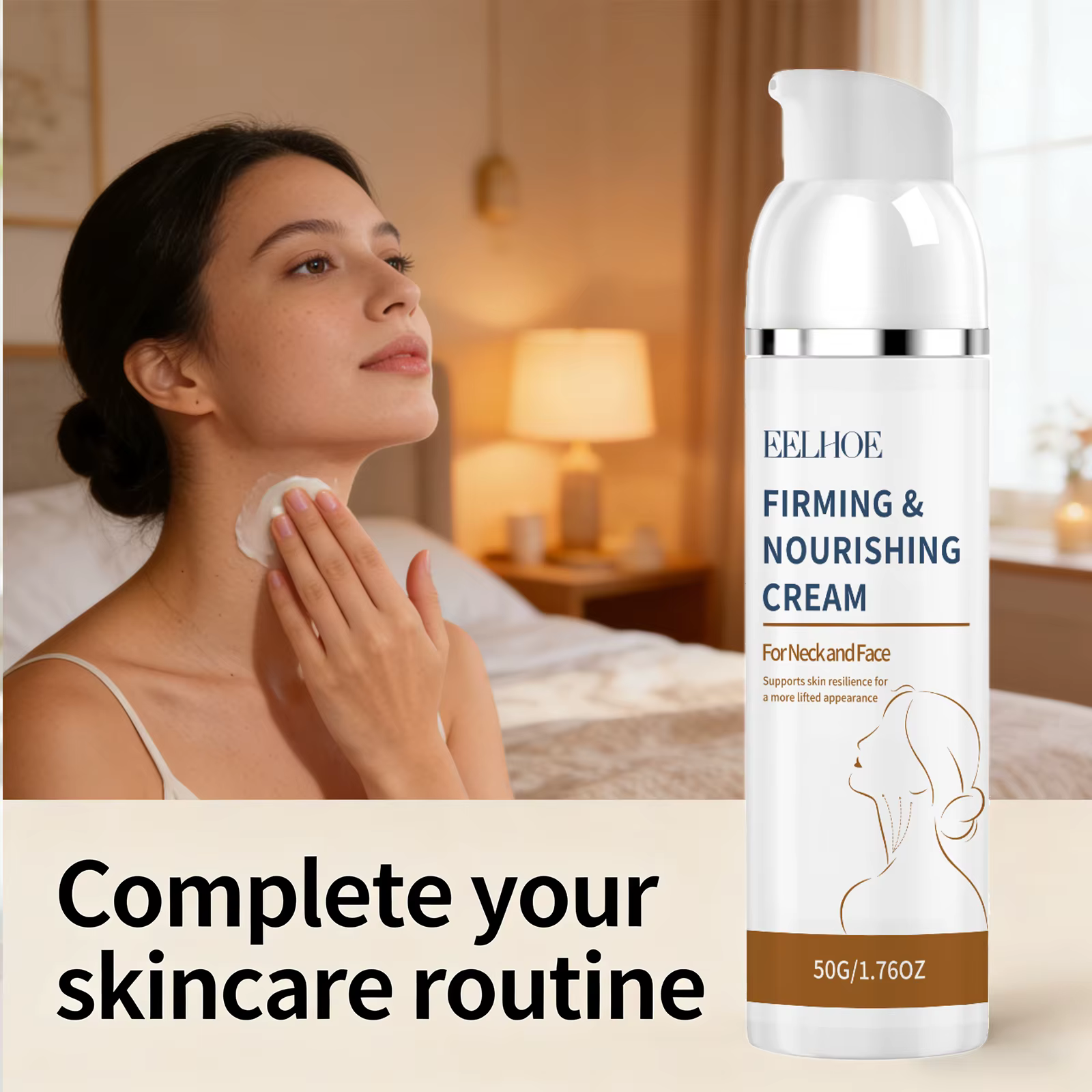 Crème Raffermissante et Nourrissante pour le Cou et le Visage