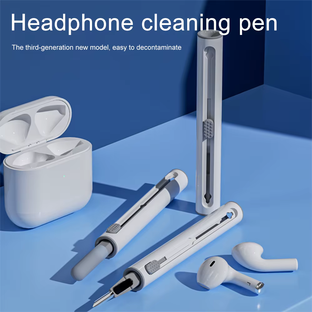 Kit de nettoyage pour Airpods Pro 3 2 1, outil de nettoyage pour écouteurs Bluetooth, étui pour écouteurs Durable, ensemble de brosses de nettoyage pour Apple AirPods 3 2 1