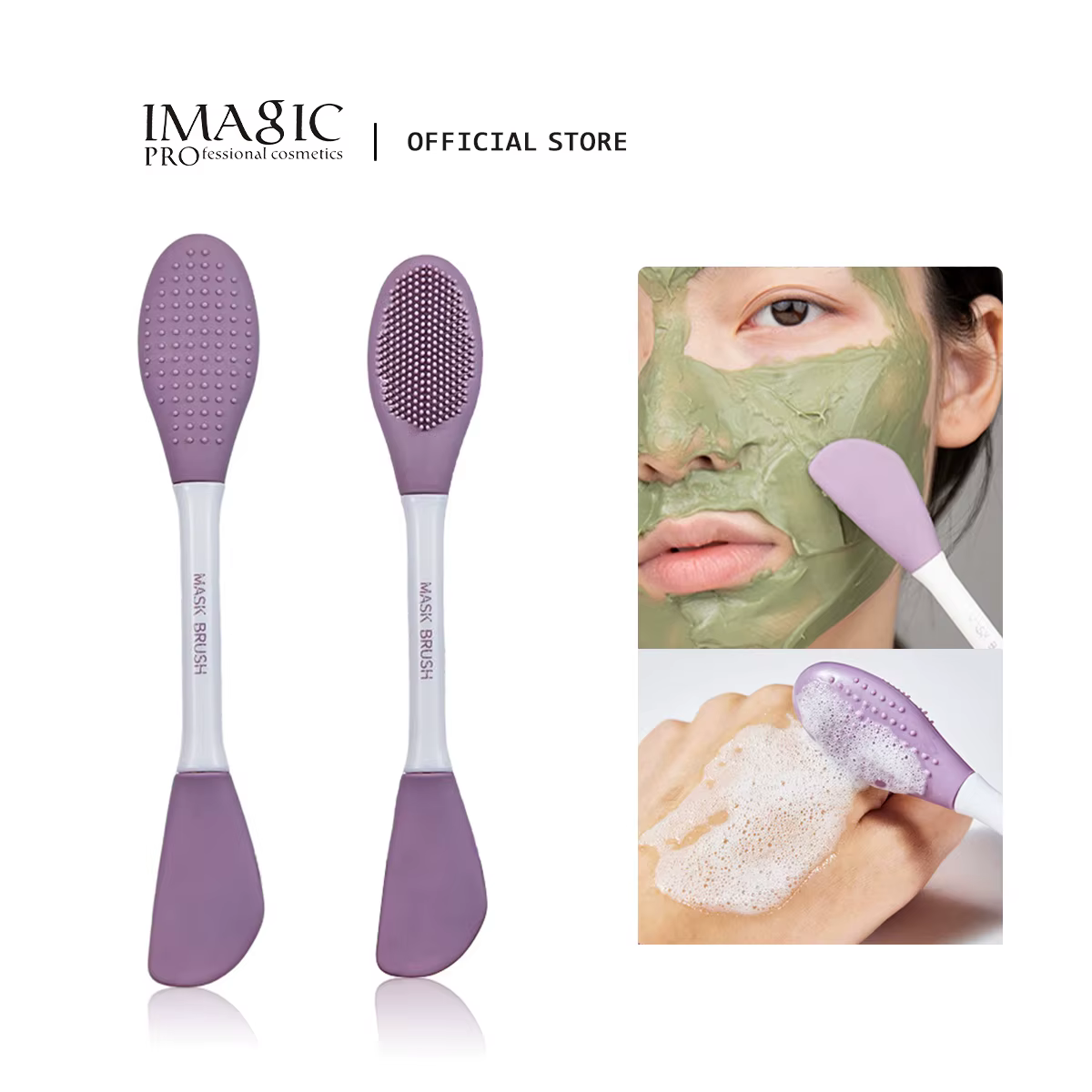 1/2 bâtonnets applicateurs de masque facial double tête
