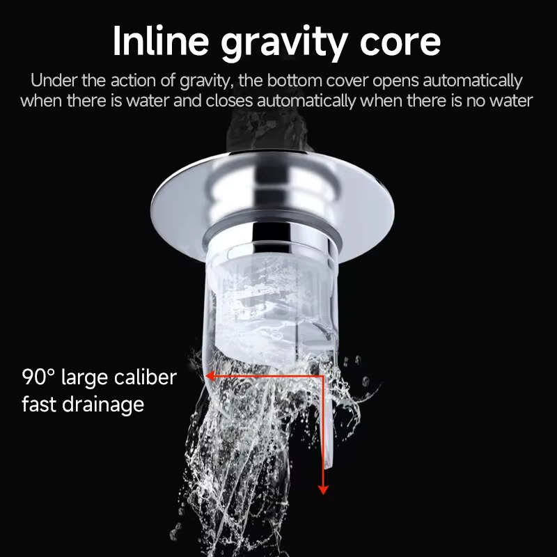 Bassin universel Pop-up Drain Filtre Lavabo Cheveux Évier Passoire Cuisine Baignoire Bouchon Douche Plug Salle De Bains Outil