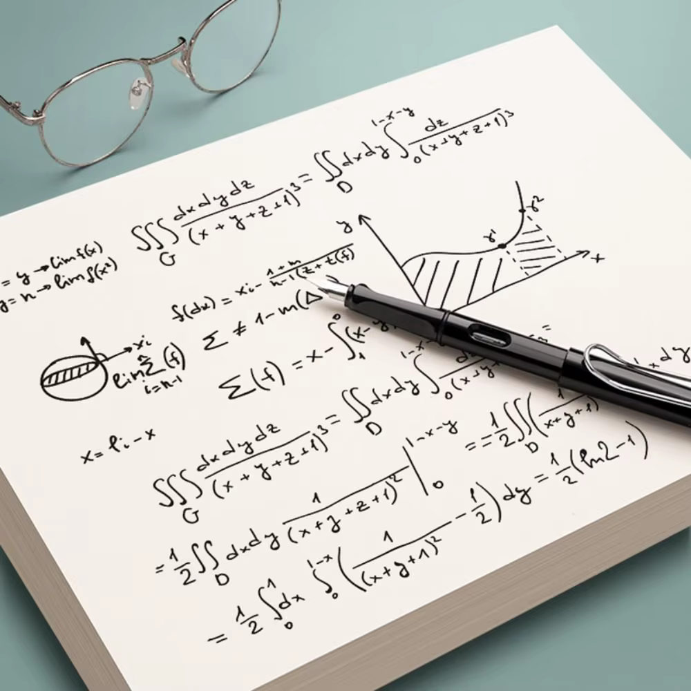 Papier de calcul beige vierge pour la protection des yeux, cahier A4 B5, fournitures d'étude et de peinture, 40/100 feuilles, brouillon, grilles