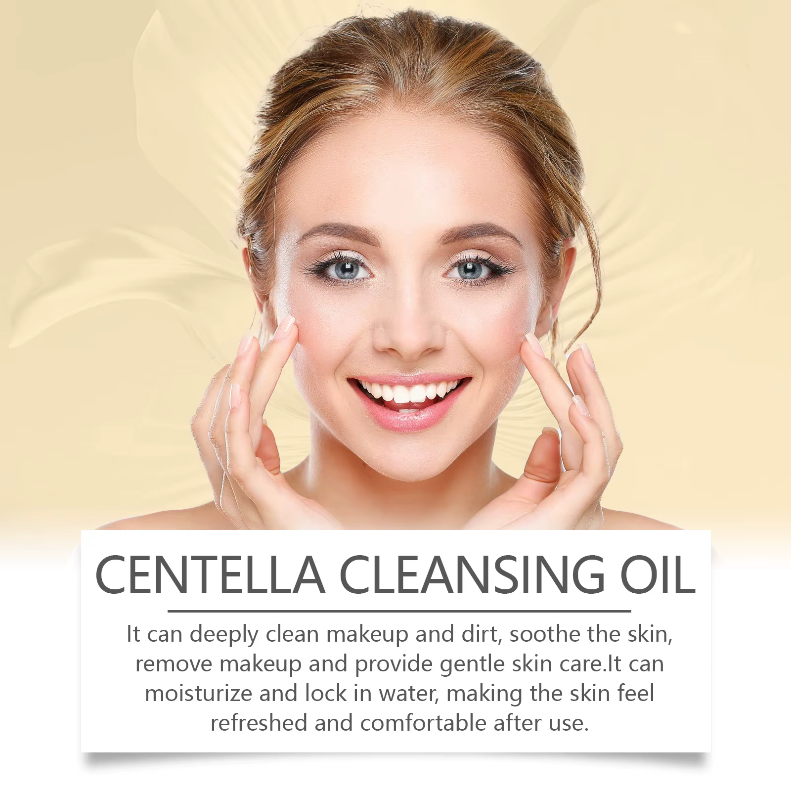 Centella soins du visage Combo démaquillant apaisant doux huile