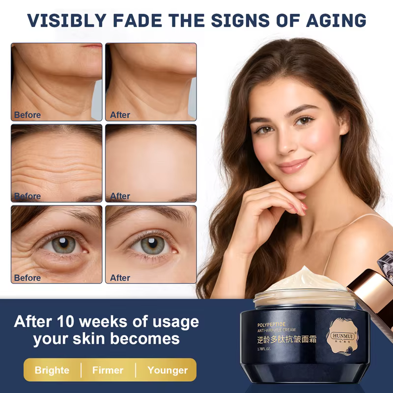 Crème hydratante pour le visage anti-rides au polypeptide 50g