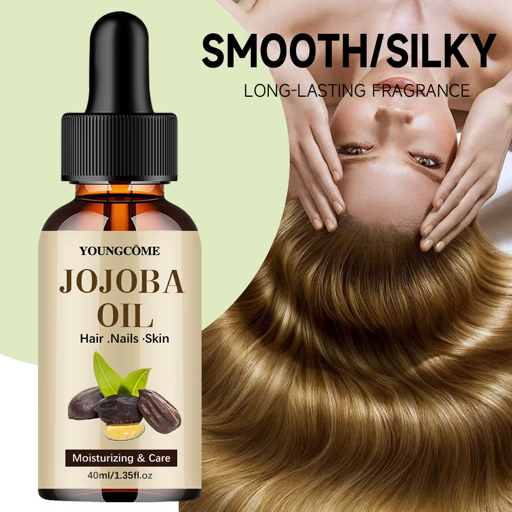 Huile de jojoba naturelle Anti-âge raffermissant peau visage hydratant relaxant