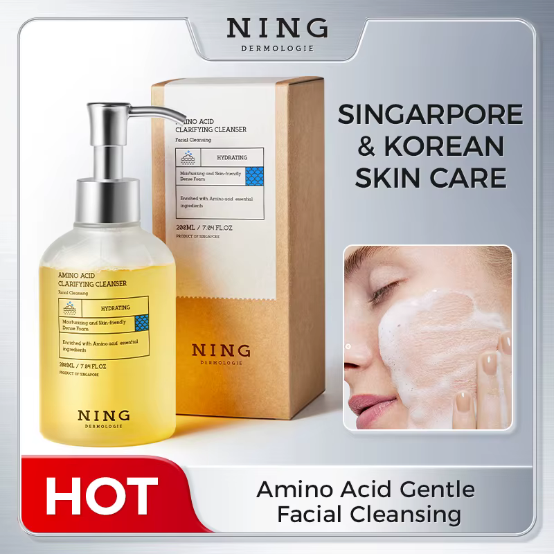 Nettoyant pour le visage coréen aux acides aminés avec acide salicylique – Nettoyage en profondeur