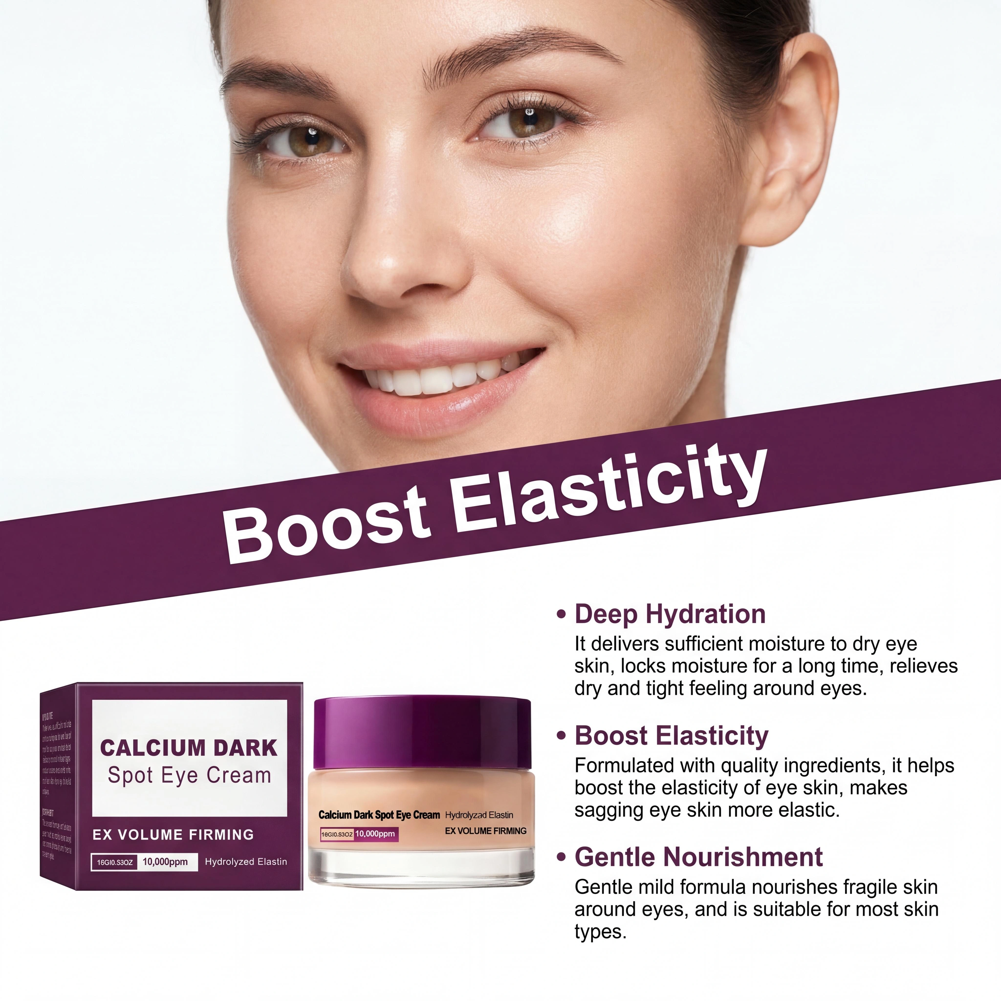 Crème Volume Calcium Lifting et Raffermissante pour les Yeux