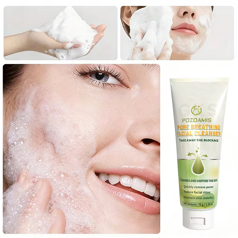 Nettoyant visage qui nettoie en douceur et apaise la peau