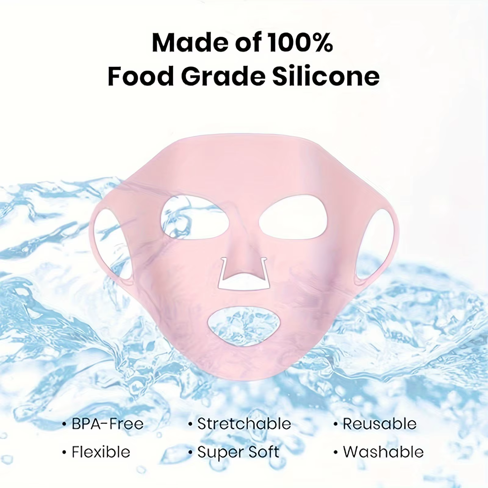 Masque Facial 3D en Silicone