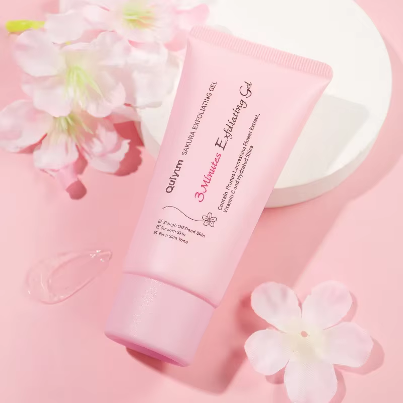 Sakura exfoliant Peeling Gel gommage pour le visage hydratant nourrissant réparation gommages crème