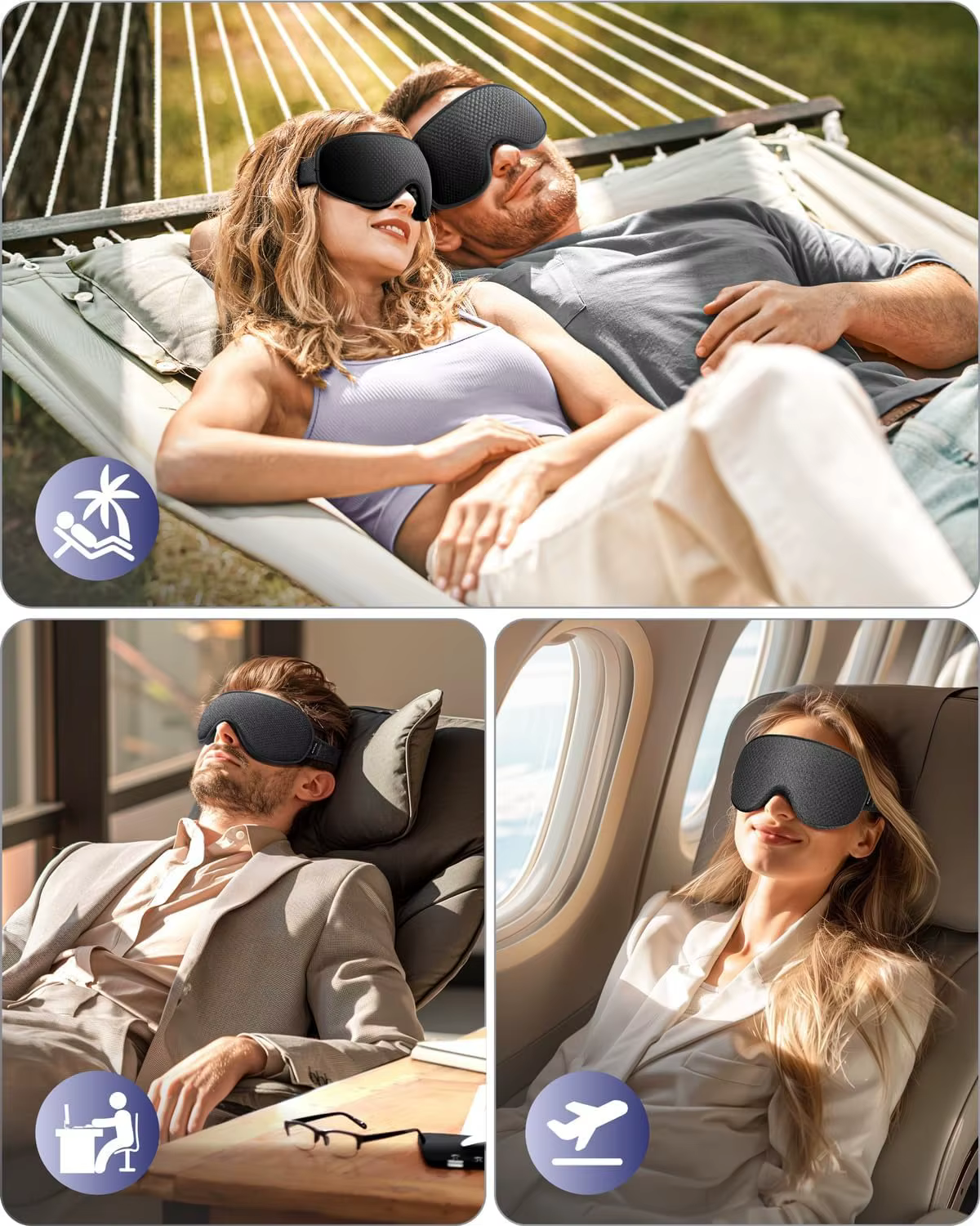 Masque de sommeil, masques oculaires pour dormir