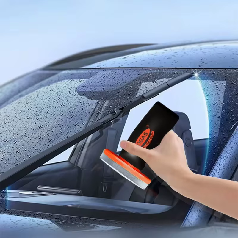 OGAS 100g Nettoyant Puissant pour Vitres de Voiture, Éliminateur de Film Huileux pour Pare-Brise Avant, Rétroviseur et Vitres Latérales, Détachant et Entretien