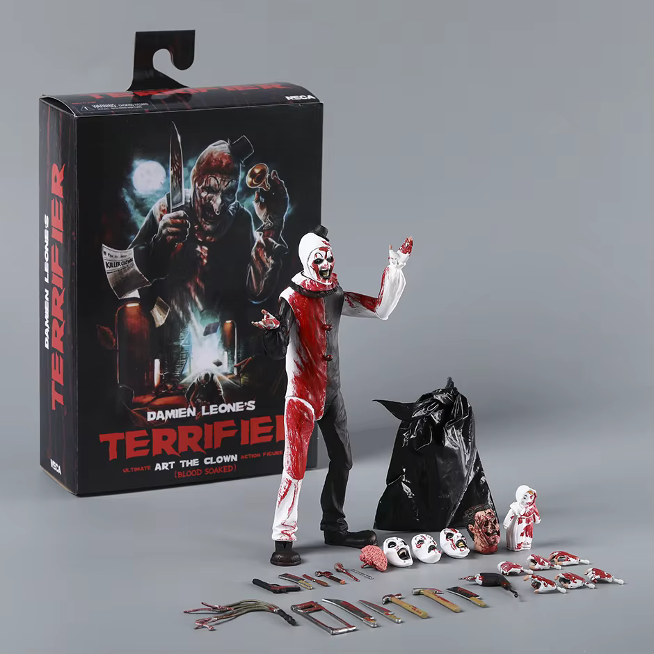 Figurine d'action Reel Toys Ultimate Terrifier Art The Clown Blood Soaked