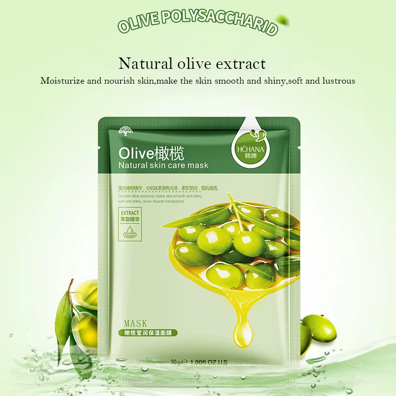 30 pièces Fruits frais masques faciaux soins de la peau du visage hydratant raffermissant