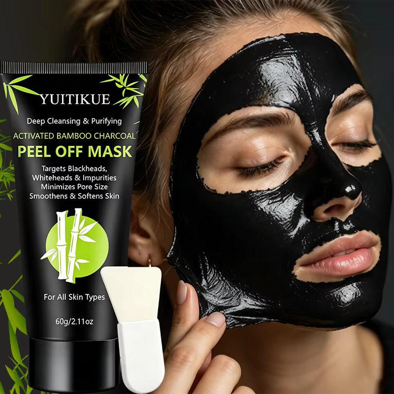 Masque peel-off au charbon de bambou activé