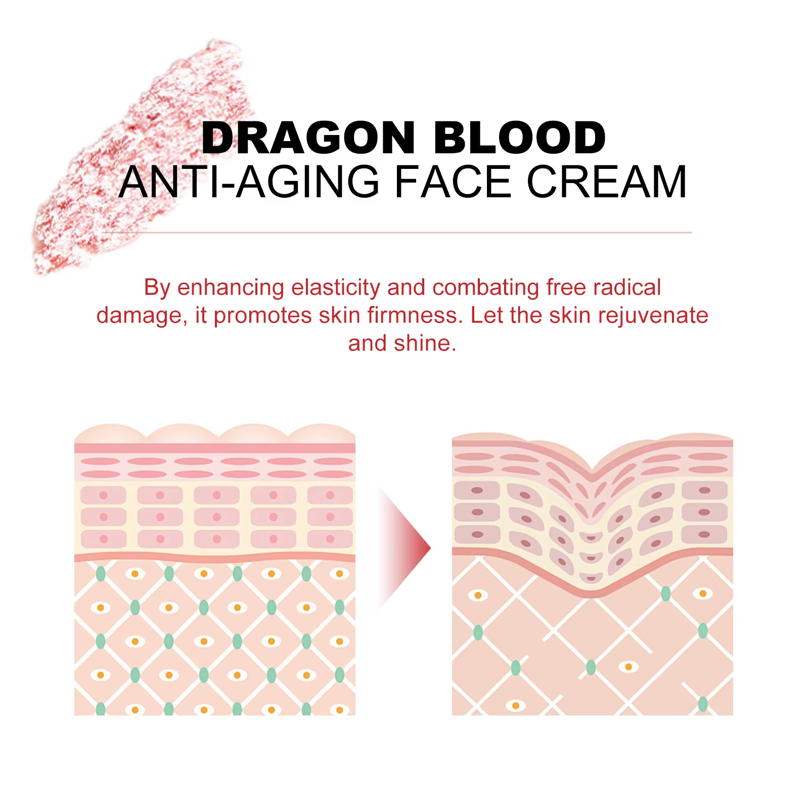 Crème à l'acide hyaluronique au sang de Dragon
