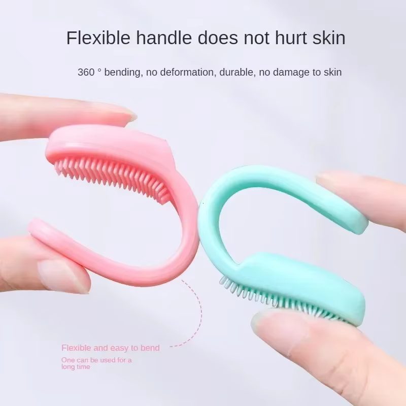 Brosse nettoyante pour le visage en silicone 3D
