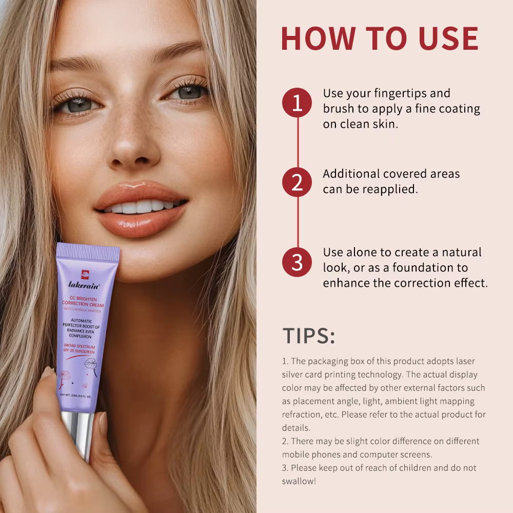 ErborianCC crème hydratation de la peau rougeurs correct maquillage léger Centella supprimer les marques d'acné