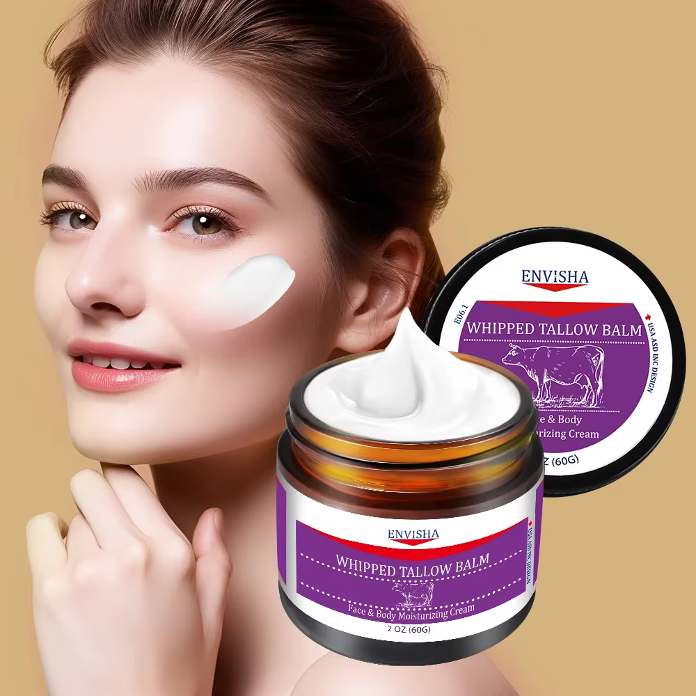 Crème pour le visage Anti-rides vieillissement fouetté Tallow baume collagène acide hyaluronique soins de la peau hydratant rétrécissement des Pores blanchissant lisse