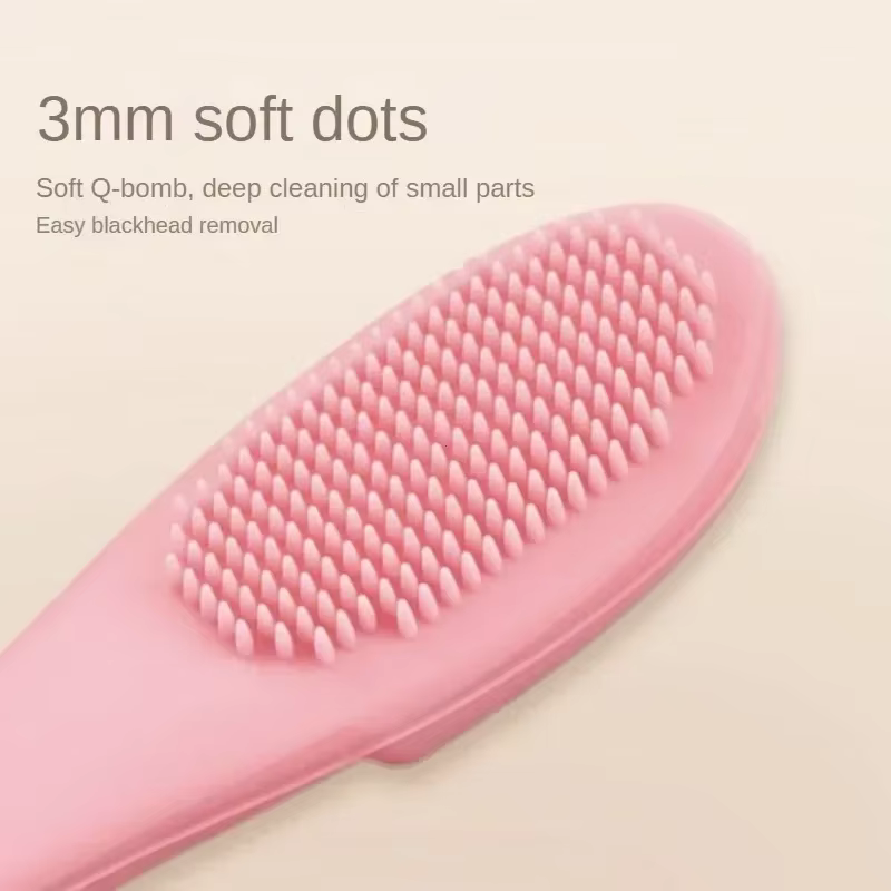 Brosse nettoyante pour le visage en silicone 3D