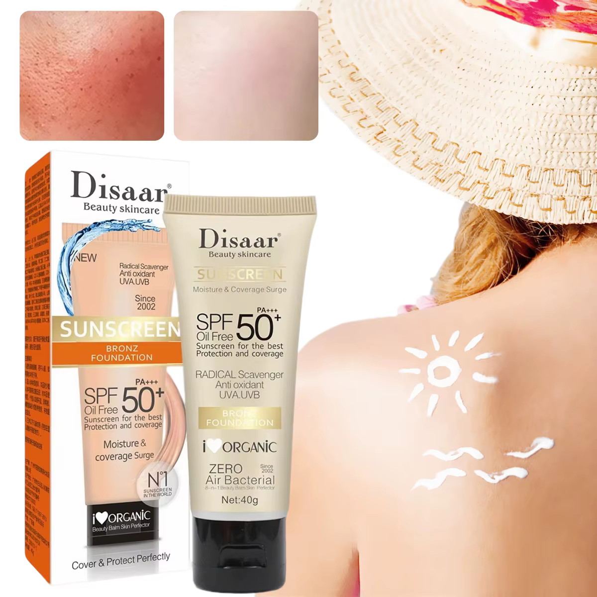 Crème solaire SPF 90++++ nourrissante