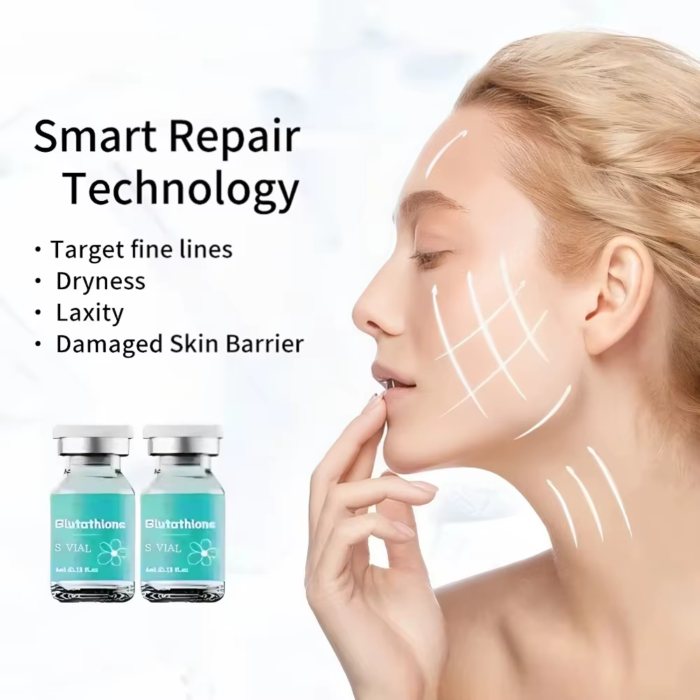 Essence d'ampoule éclaircissante au glutathion 4 ml × 5 - Sérum hydratant en profondeur pour l'élasticité de la peau