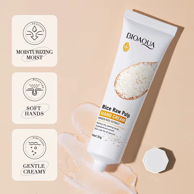 BIOAQUA crème pour les mains au riz blanc blanchissant hydratant nourrissant Anti-âge