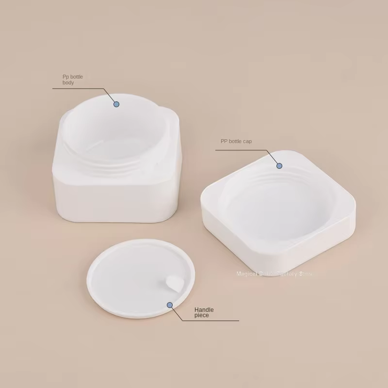 Pot de maquillage vide rond en plastique 5g/15g/20g/30g/50g