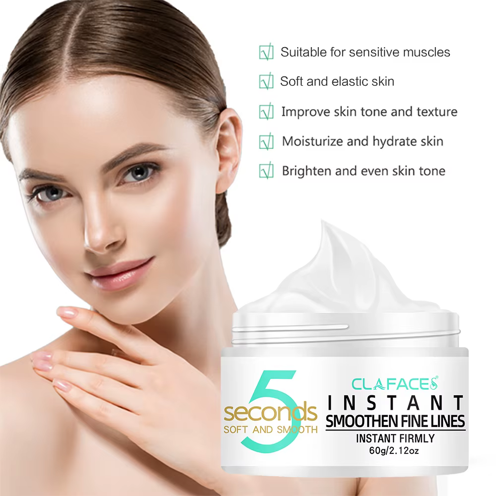 Crème pour le visage, 5 secondes