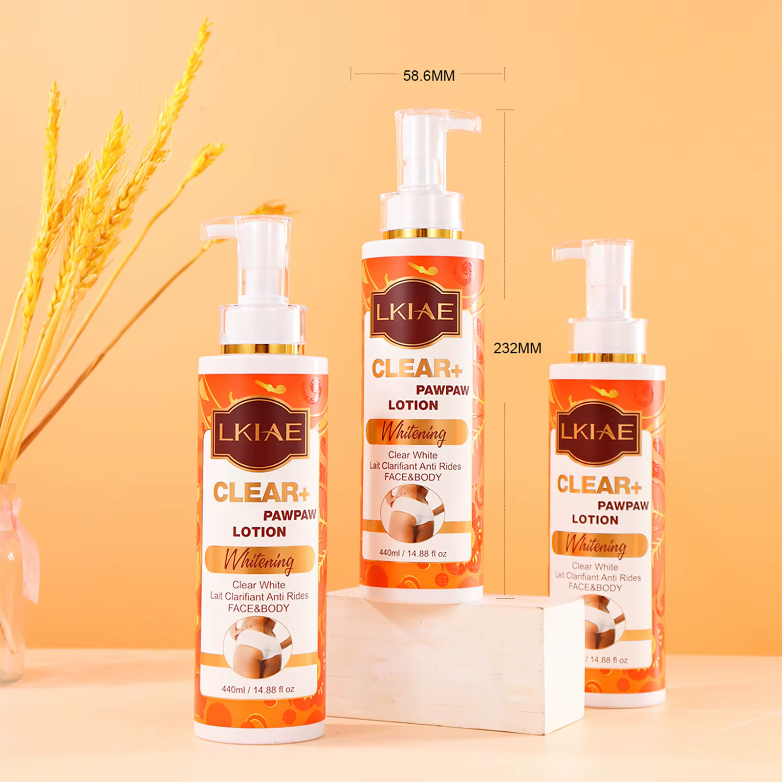 Lotion éclaircissante à l'arbutine LKIAE pour le visage et le corps