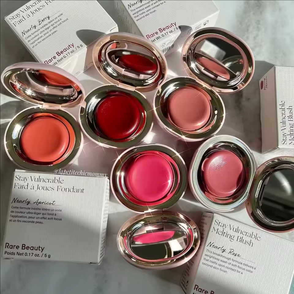 Hot Rare Beauty Rose Neutral Mauve Stay Vulnerable Melting Blush Cream Portable Moisturize Makeup Cosmetics Hydrating