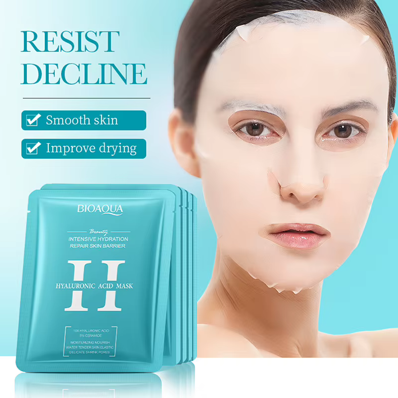 5 pièces BIOAQUA rétinol vitamine C masque Facial Anti-rides hydratant Anti-âge Nicotinamide blanchissant masques faciaux soins de la peau