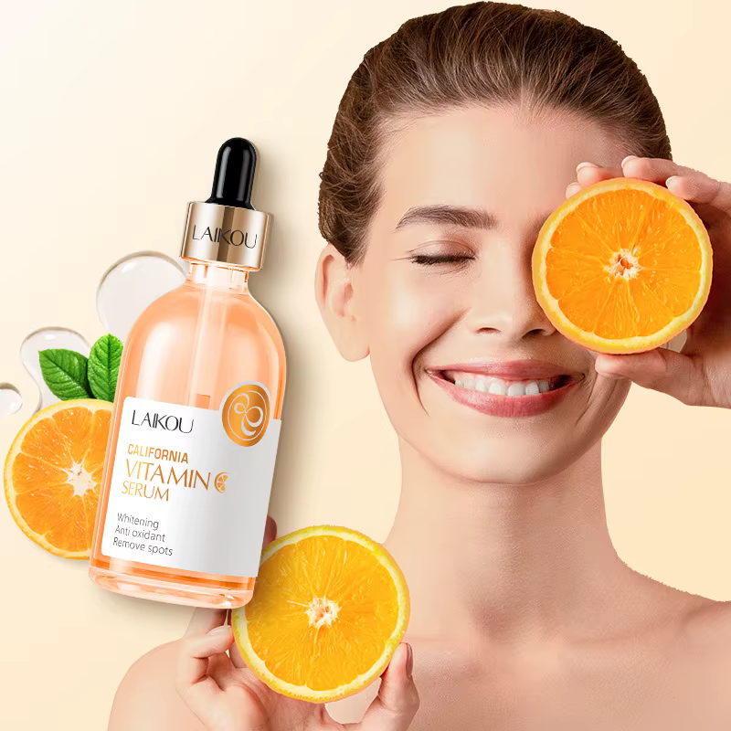 100ml LAIKOU Sakura sérum pour le visage vitamine C Essence hydratant raffermissant éclaircissant