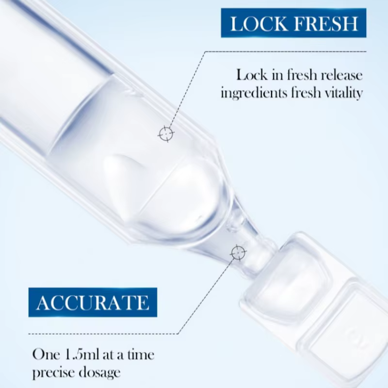 1. Essence de collagène 5 ml * 30 pièces, sérum à usage unique, emballage en tube, stérile, préservant la fraîcheur, hydratant et rajeunissant la peau, rend la peau plus élastique, hydratée, lisse et 