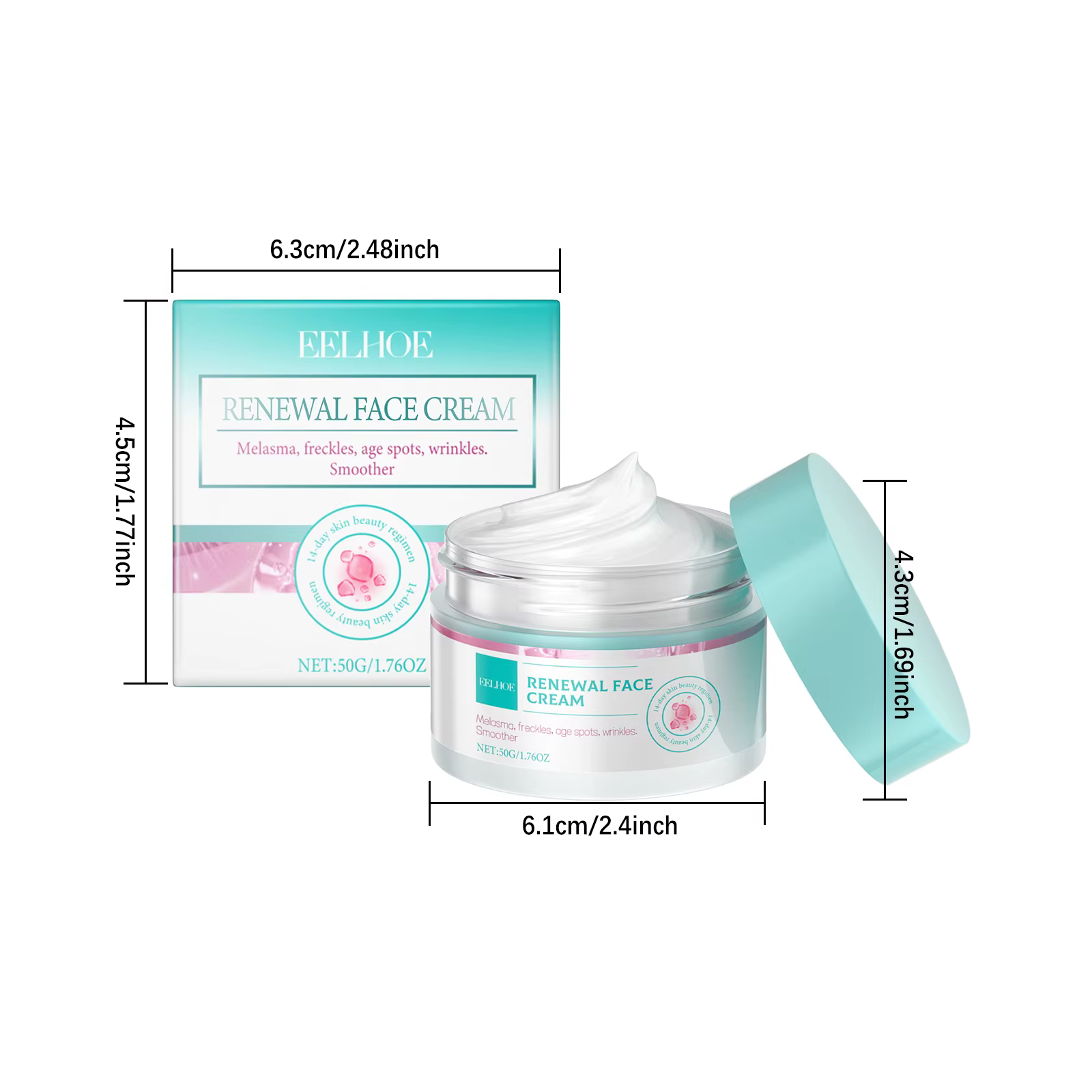 Crème raffermissante au collagène pour le visage