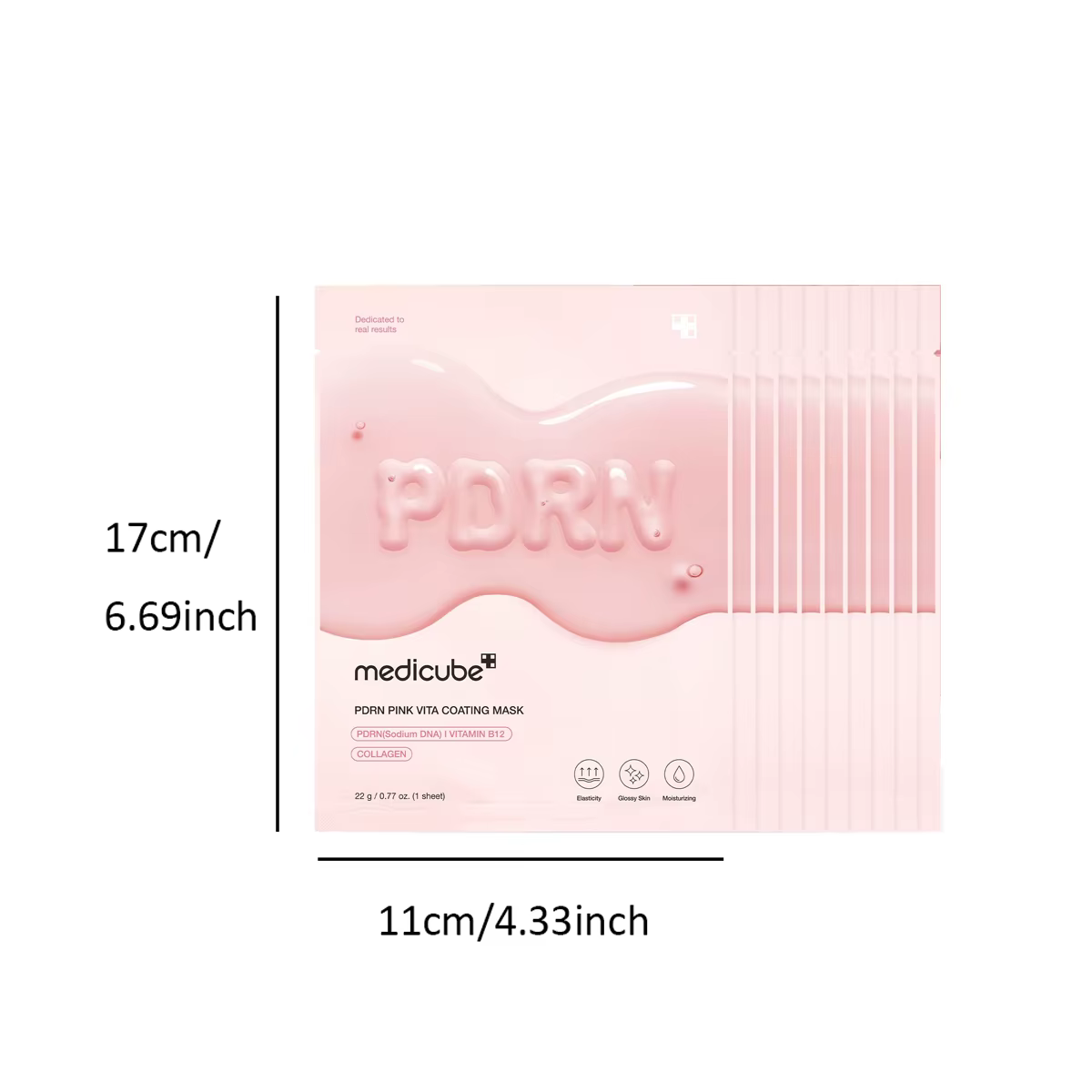 Masque en feuille Medicube Salmon DNA PDRN Pink Vita Coating 10ea