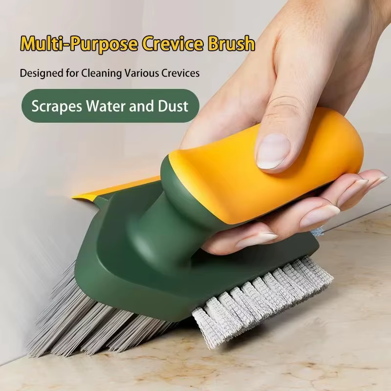 Brosse de nettoyage pour fentes, grattoir de nettoyage en profondeur, outil de nettoyage pour joints de sol, coins de salle de bain, toilettes et carrelages domestiques