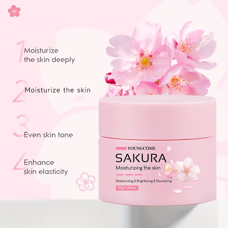 YOUNGCOME Sakura Essence crème fleur de cerisier hydratant pour le visage pour peau sèche et rugueuse Anti-âge Lifting