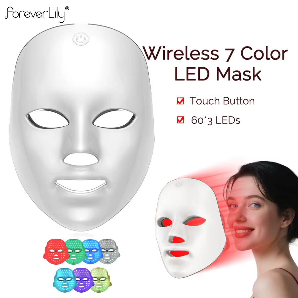Masque LED sans fil 7 couleurs