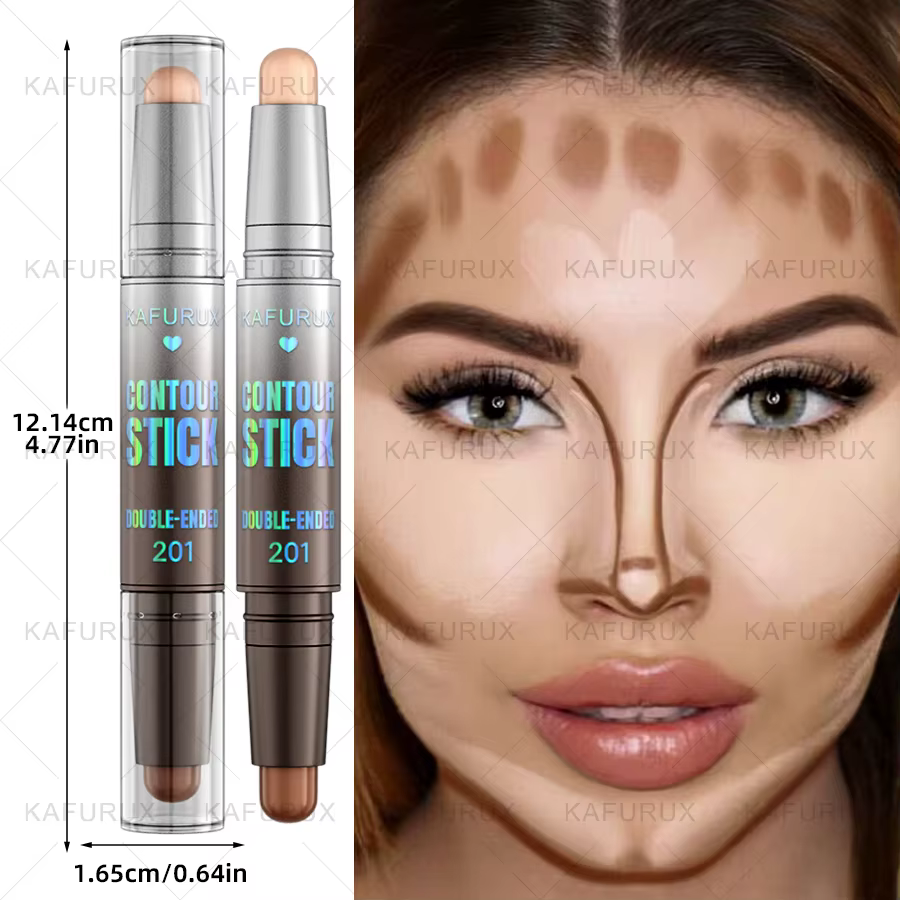 1pc Stick de contour double embout
