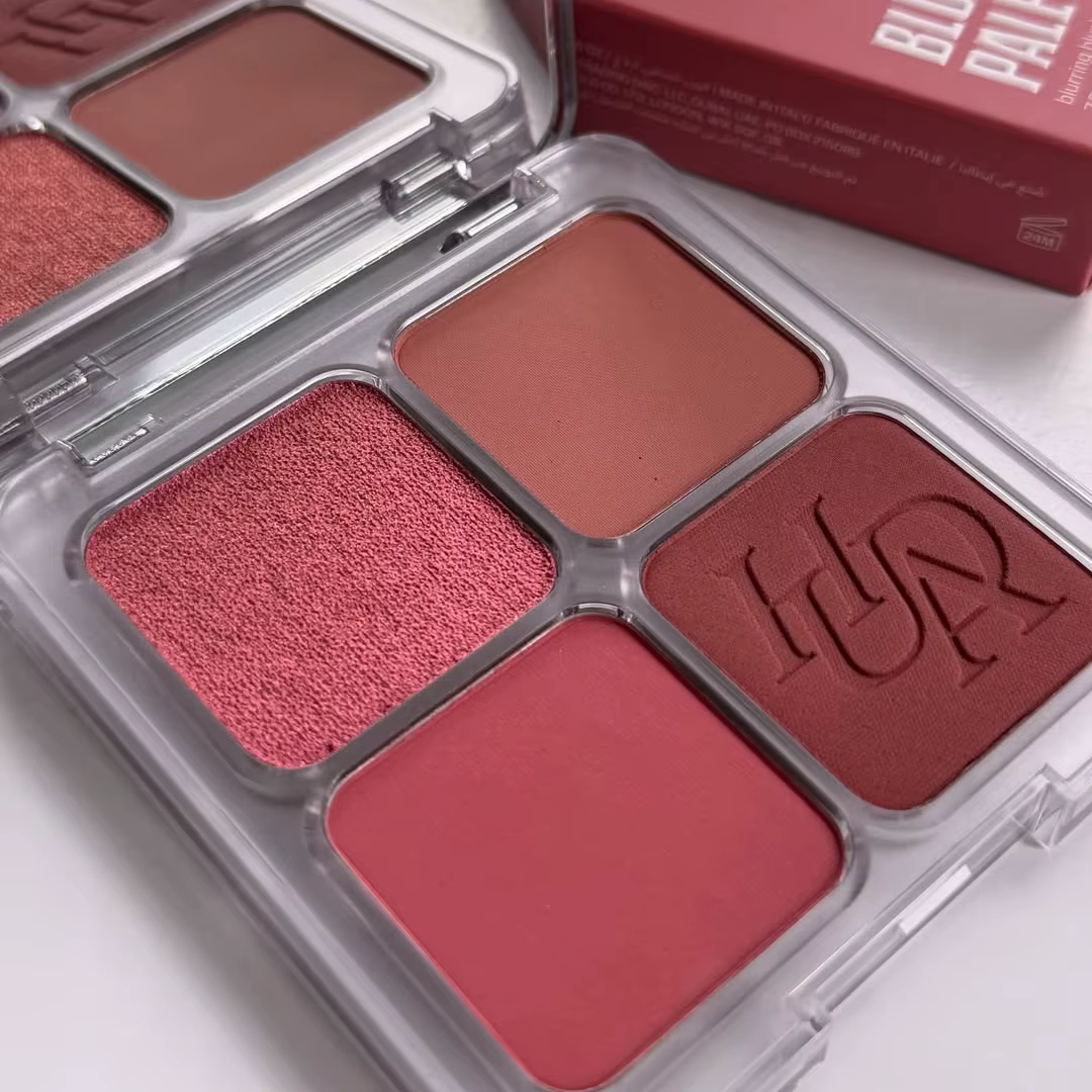 Palette de fards à joues Huda Easy 4 couleurs de luxe